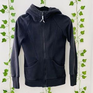Black zip up hoodie